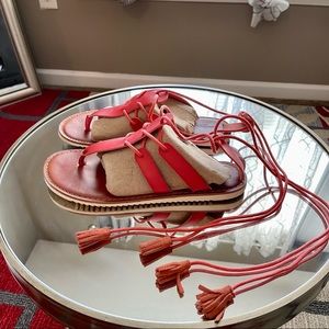 American Eagle 🦅 Gladiator Lace Up Sandals